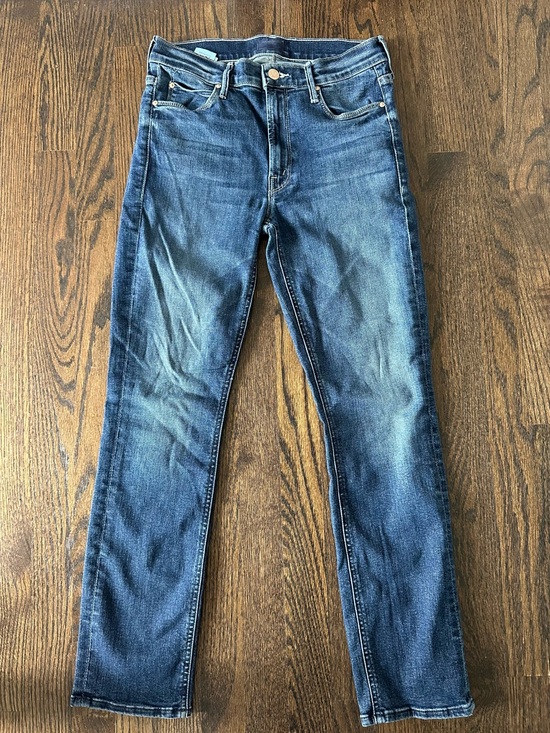 MOTHER Denim - MOTHER The Mid Rise Dazzler Ankle Jeans On The Edge Wash Size 26 Stretch Denim